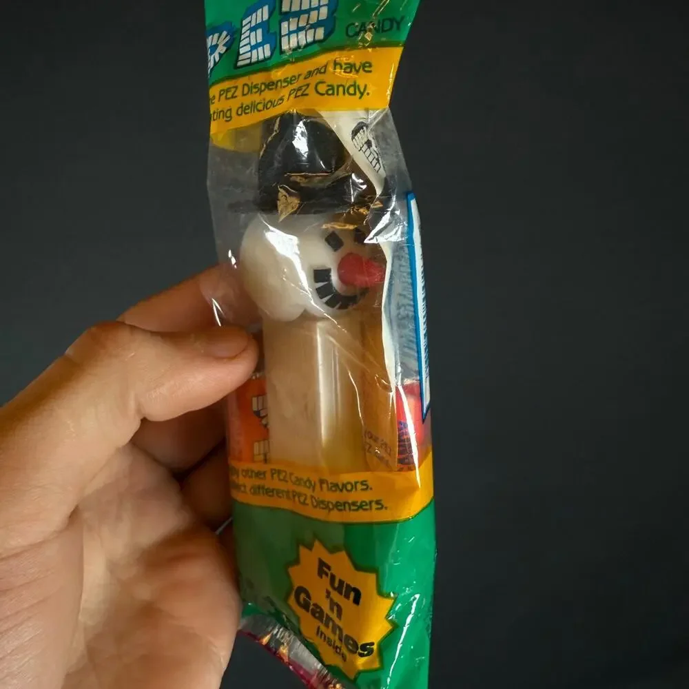 Snowman Pez Dispenser Original Package NEW NOT FOR FOOD